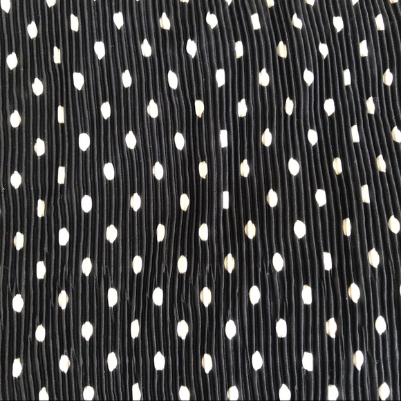 *SOLD* Free People Pleated Polka Dot Slip Dress, sz4 - Picture 3 of 3